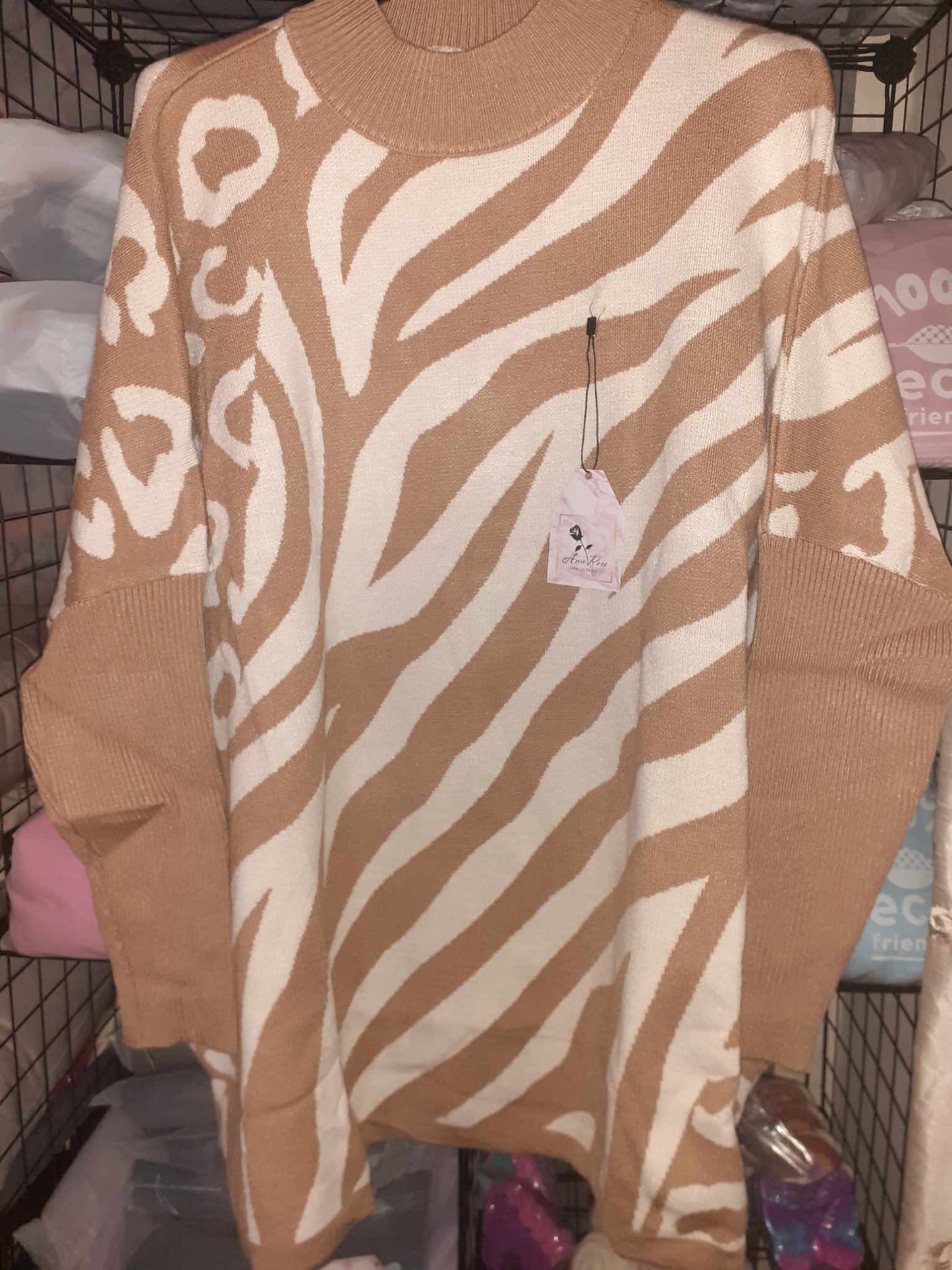 Jodie animal print jumper