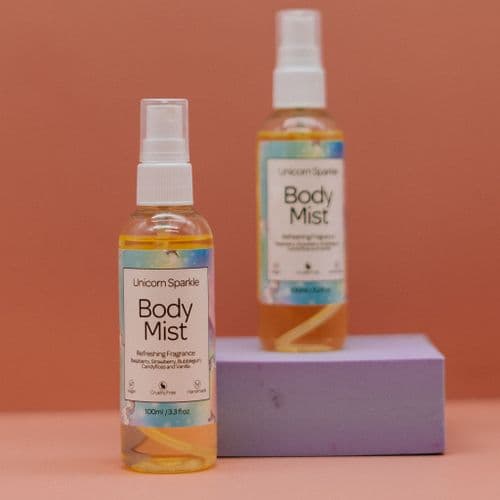 unicorn sparkle body mist